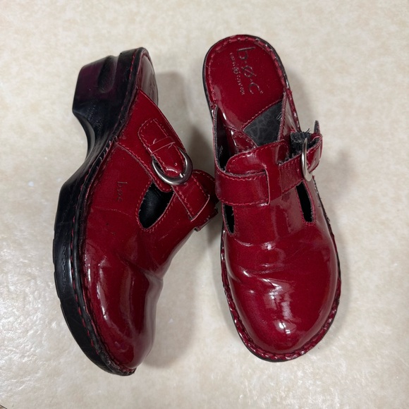 B.O.C Berry Patent Kalima Clog Red 8 - Picture 2 of 10